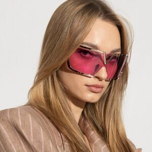Valentino Women Sunglasses Titanium Gold Black Pink Mask V - ROMASK VLS-120C-146